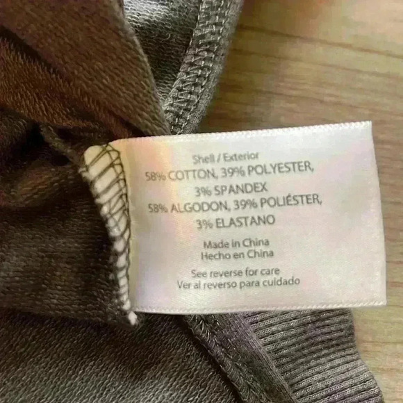 Wildfox "Easy Does It" statement sweatshirt Charcoal Gray Size M - Picture 7 of 9